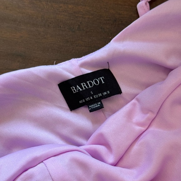 BARDOT Adoni Mesh Midi Dress Lilac - Picture 7 of 7